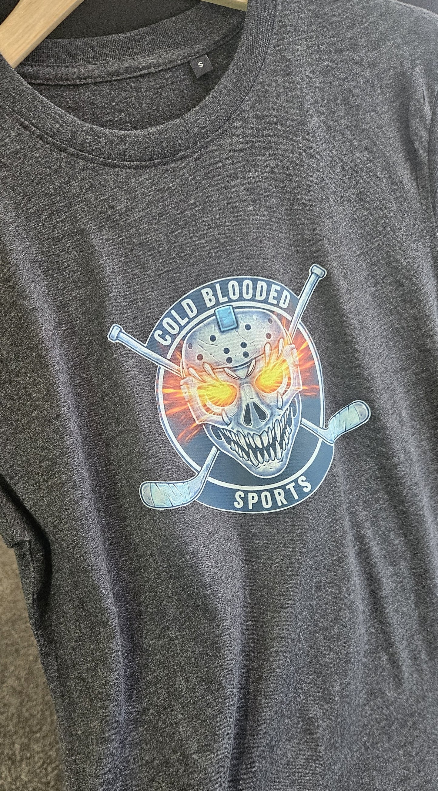 CBS Skull T-Shirt - Black Marl